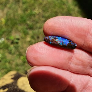 17.4mm Boulder opal free form AAA Quality 17.4 by 8.4 by 5.2 see VIDEO image 9