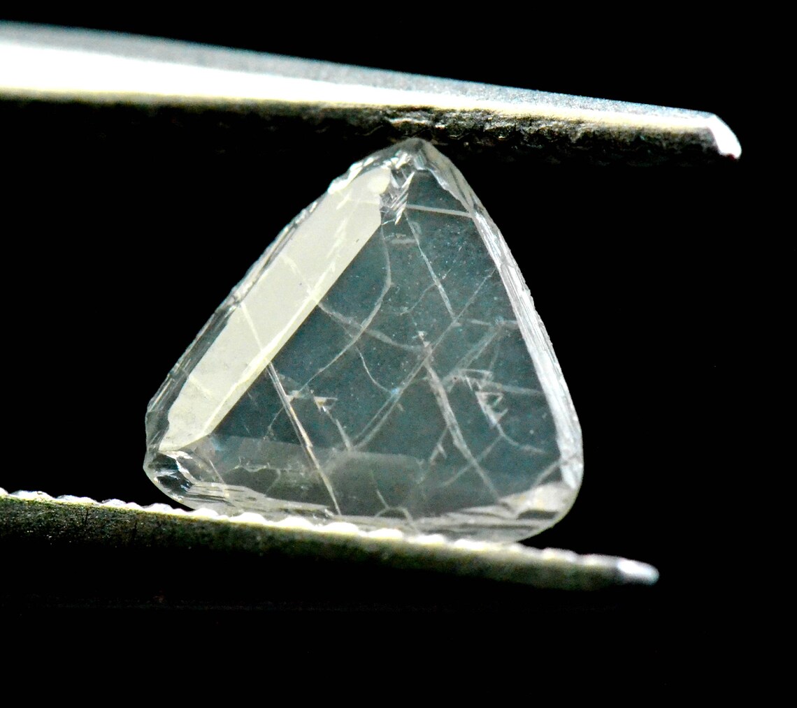 0.35ct 7.1mm Triangle Macle Diamond Slice 7.1 by 7.1 by 0.7mm - Etsy UK
