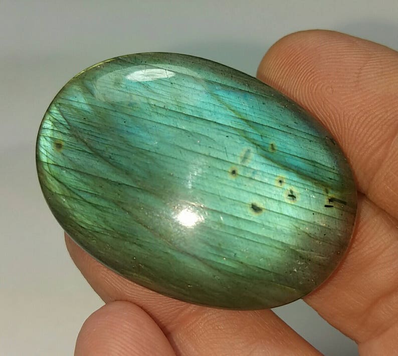 40mm labadorite cabochon oval cabochon 70ct 40 by 29 by 7mm