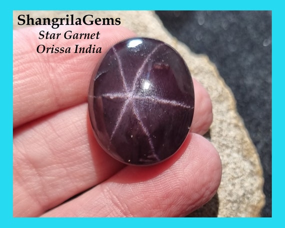 Buy 25mm Star Garnet Six Rays Orissa 63ct 25 20 by Online in India - Etsy