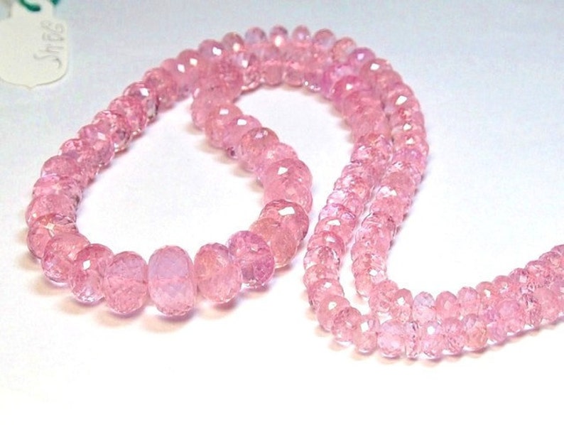 AAA Morganite beads please inquire image 1