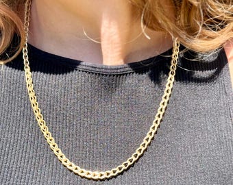 Leia Gold-Plated Fox Chain Necklace and 3-Wrap Convertible Bracelet