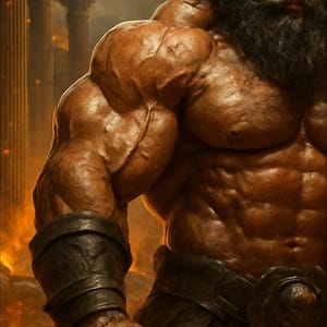 Hercules and Thor. Greek and Norse mythology. Hercules 215.