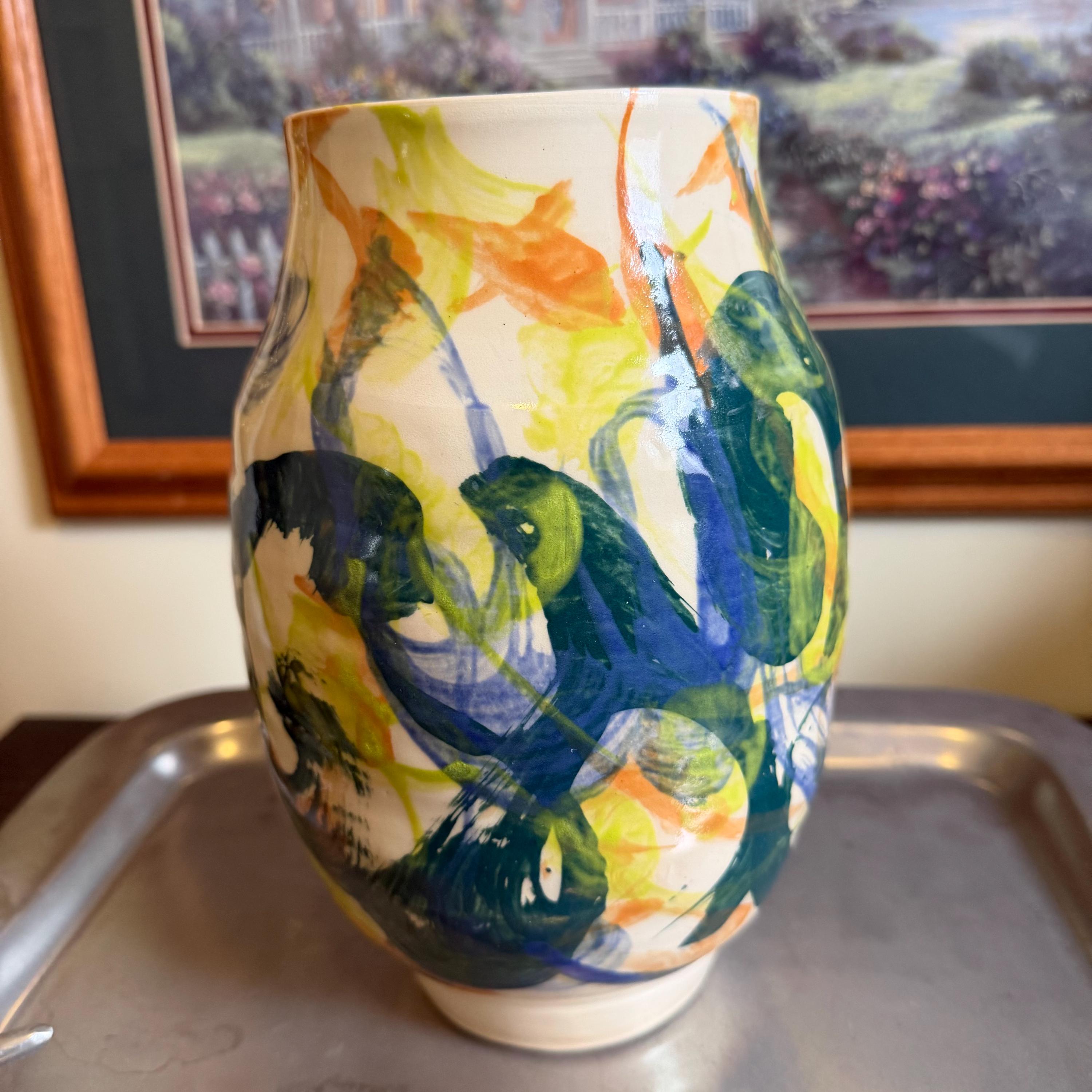 Heritage Green Vase - Etsy