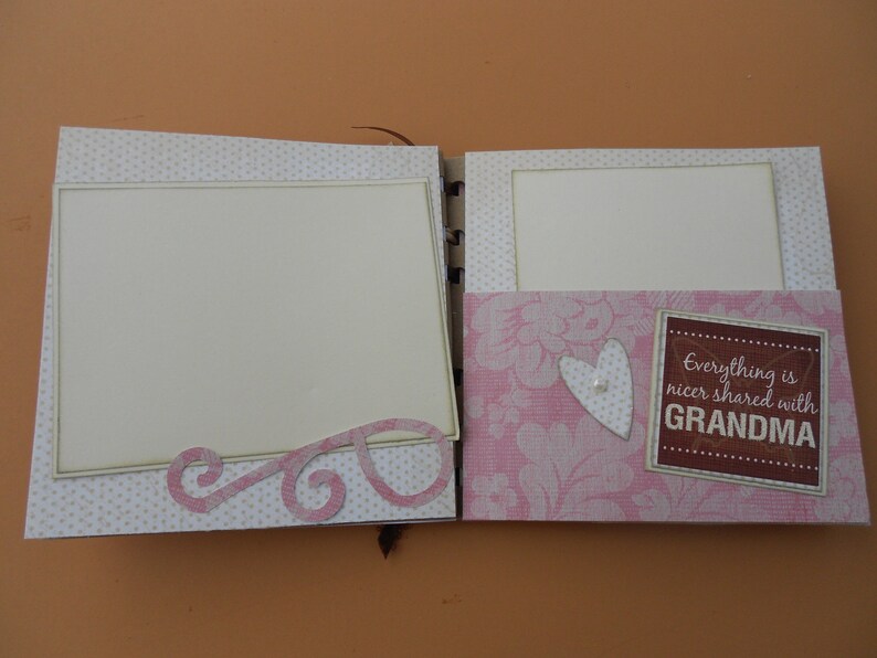 Gift for grandma Grandmas scrapbook album pre made Etsy