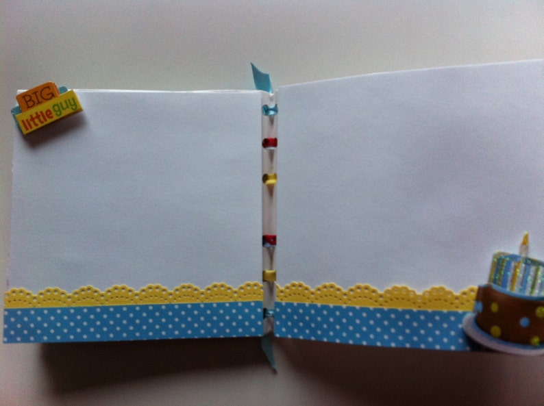 Babys first birthday scrapbook album baby boy first birthday Etsy