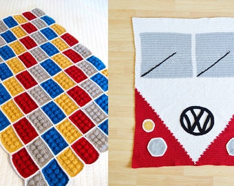 2 Instant Download Blanket Patterns