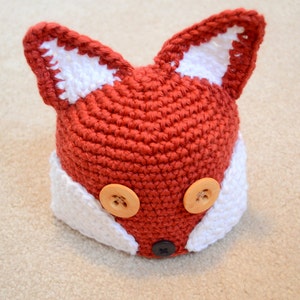 Crochet Fox Beanie Pattern image 2