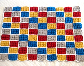 Crochet Lego Blanket Pattern