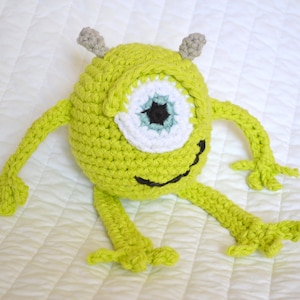 Crochet Mike Wazowski Pattern