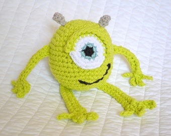 Crochet Mike Wazowski Pattern