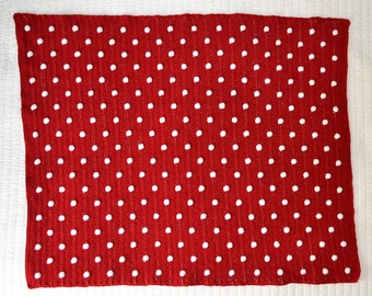 Crochet Polka Dot Blanket Pattern