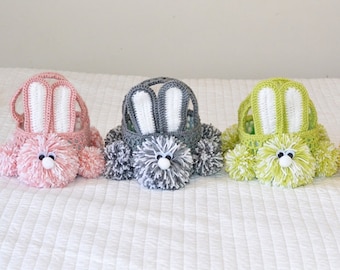 Crochet Easter Bunny Basket Pattern