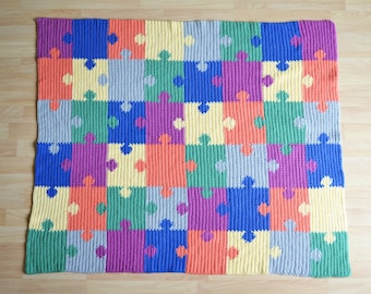 Crochet Puzzle Blanket Pattern