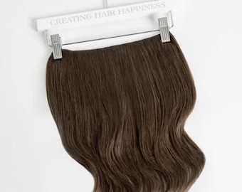 12" Halo Hair Extensions | Instant Length & Volume | 100% Remy Human Hair | Great for Fine or Thinning Hair