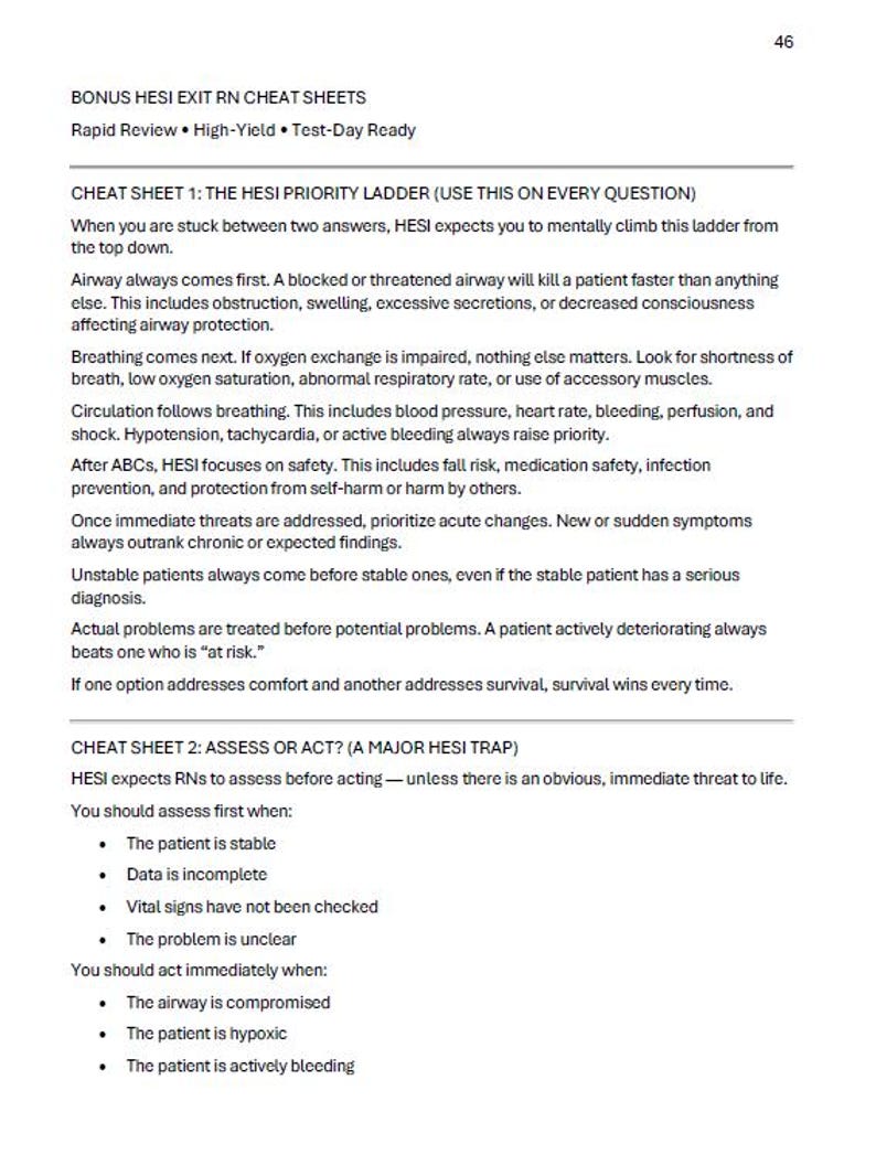 HESI Exit RN Study Guide 2026 | Review+ Practice Questions + Rationales ...