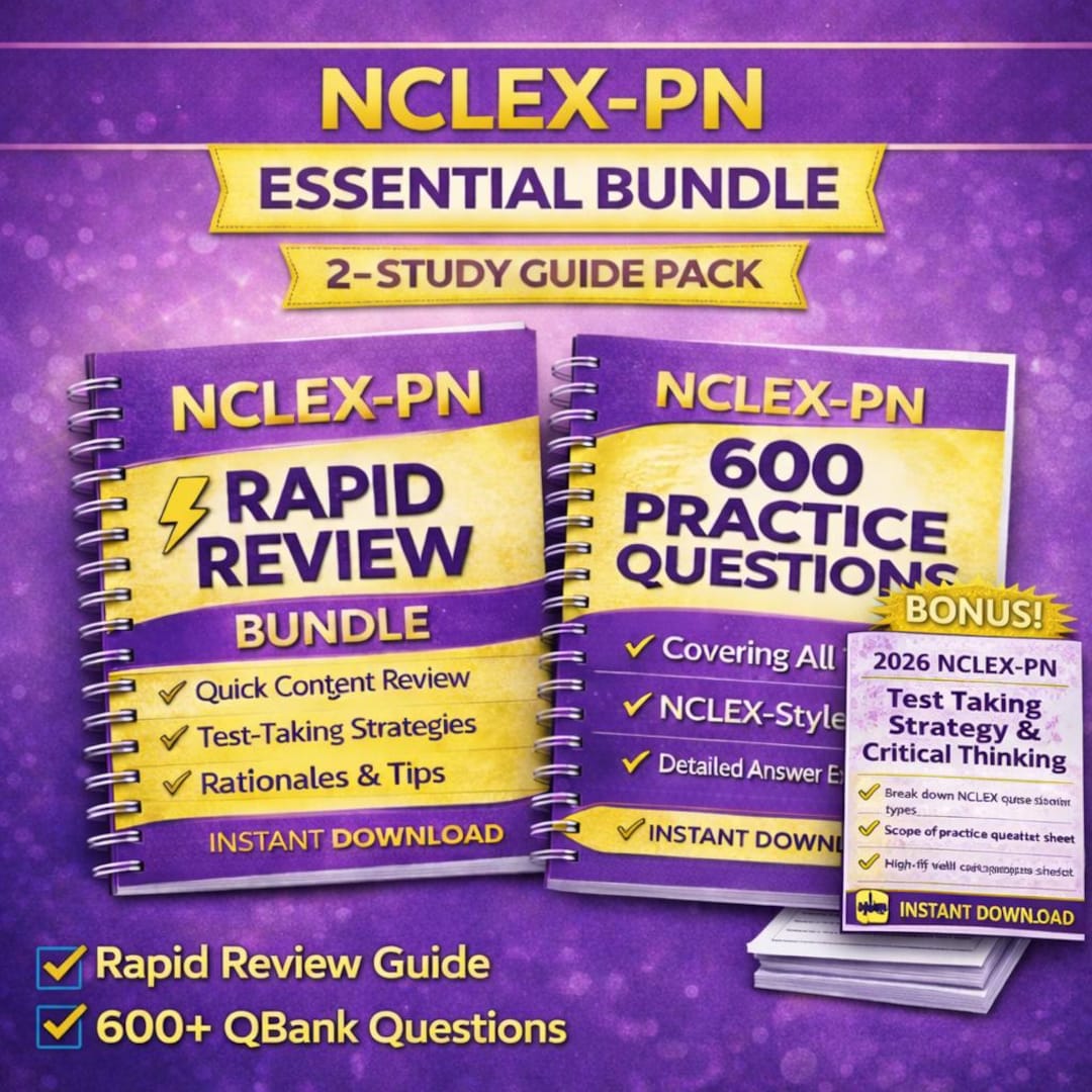 Nclex Pn Study Guide Download Practice Questions Rationale Explanations ...