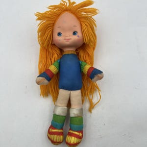 Rainbow Brite Plüsch Puppe Rainbow Helle Hallmark Mattel Vintage 1983