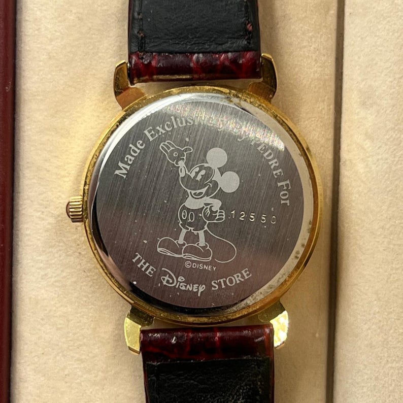 NEW, RARE, VTG Snow White and Seven Dwarfs Limited Edition Pedre Watch with Box image 4