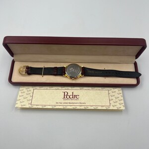 NEW, RARE, VTG Snow White and Seven Dwarfs Limited Edition Pedre Watch with Box image 2