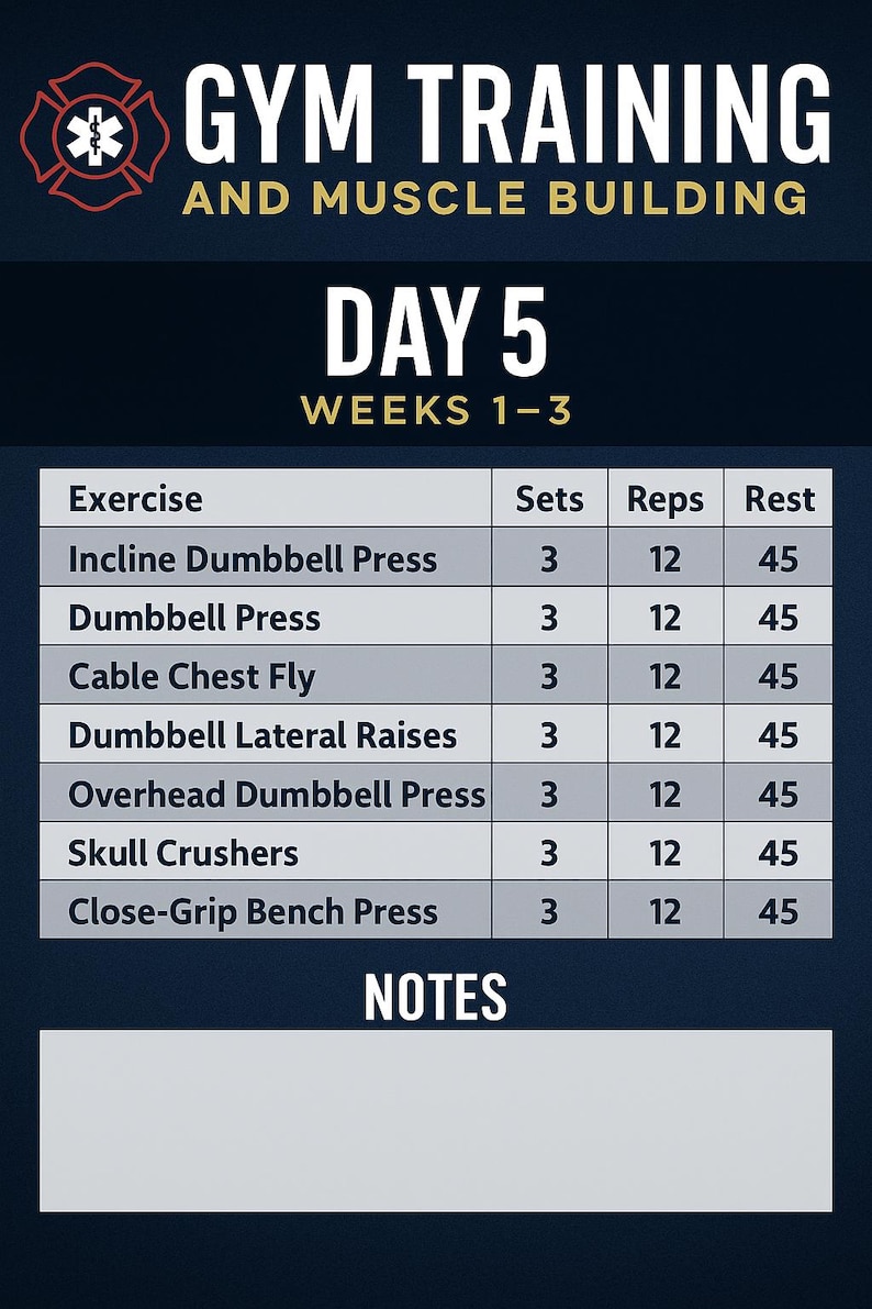 6-week Muscle & Strength Training Program: Firehouse Fit (PDF Download ...