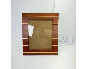Weston Gallery Walnut Flat Stripe 8x10 Picture Frame Wood Tabletop Display