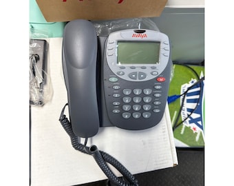 Cyfrowy telefon biurkowy Avaya 5410, szary, biznesowy telefon biurowy z wyświetlaczem LCD