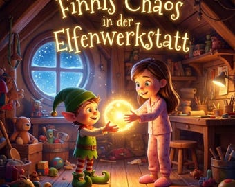 Finnis Chaos in der Elfenwerkstatt – Weihnachts-Hörbuch für Kinder | inkl. Bilder und Hörprobe | 28+ Minuten | Einschlafgeschichte