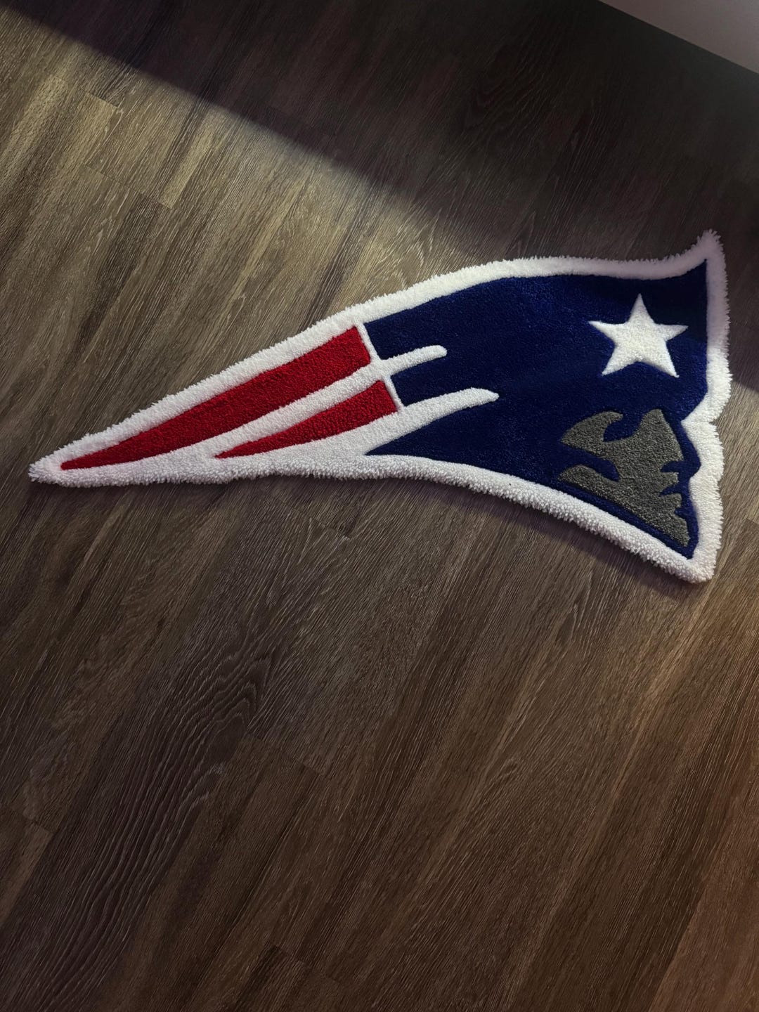 Prepppy Patriots Rug New England Patriots Hand-tufted Rug – 37x18 NFL Fan Decor Carpet - Etsy