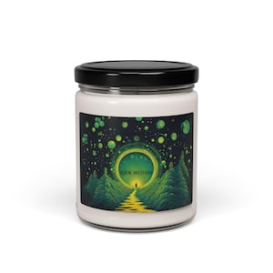 Mystical Scented Candle - Look Within, Relaxing Home Décor, Aromatherapy Gift, Nature Inspired, Meditation Essentials