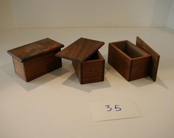 Three Business Card Boxes