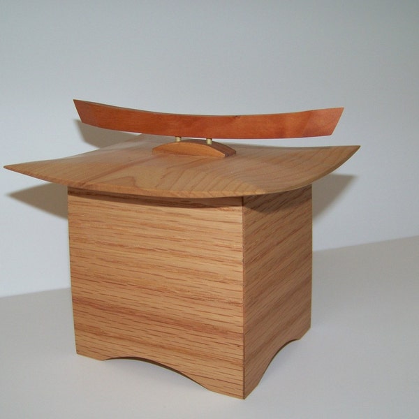 Japanese inspired wooden box