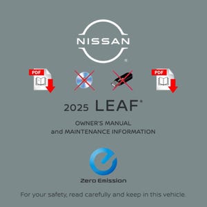 2025 Nissan Leaf Owner&#39;s Manual (Digital Download)