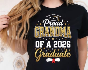 Proud Grandma 2026 Graduate PNG: Graduation Party Design (Digital Download)