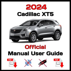 2024 Cadillac XT5 Owner&#39;s Manual (Digital Download)