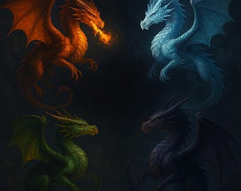 DRAGON MYSTERY BOX – Resin Dragon Décor + Crystals + Incense | Nine Lives Alchemy