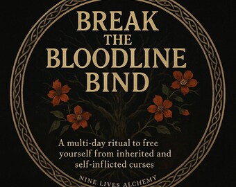 The Cursebreaker Ritual Kit | Break Generational & Self-Inflicted Curses | Multi-Day Healing Journey by Nine Lives Alchemy