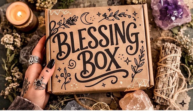 Blind Date With a Blessing Box | Custom Curated Witch Kit | Intention ...