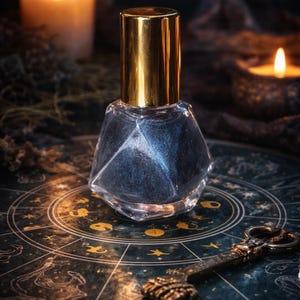 Hecate Deity Fragrance Oil | Patchouli Violet Ritual Anointing Perfume (Roll On)