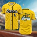 Personalized Bananas Team Baseball Jersey, Funny Bananas Jersey, Let's Go Bananas Jersey, Custom Team Name Number, Gift For Savannah Fan