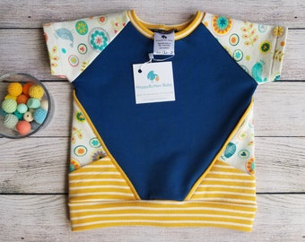 Baby/Toddler Short Sleeve Sweatshirt - Modern Kids Clothing - 12m-2T