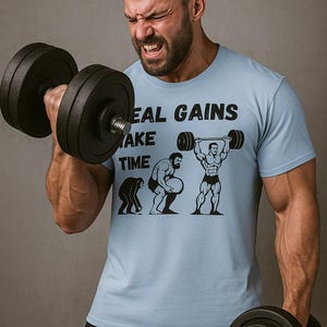 Grit Forge Athletics Motivational Fitness T-Shirt, Gym Humor, Workout Gift, Unisex Gym Shirt, Bodybuilding Apparel, Fitness Motivation Wear
