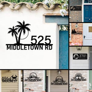 Personalized House Address Number Sign – Custom Garden Stake | Homeowner Gift | Outdoor Yard Address Marker | Housewarming Gift