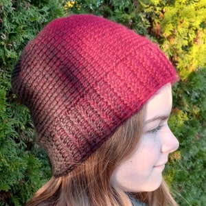 Tunisian Crochet Beanie Pattern