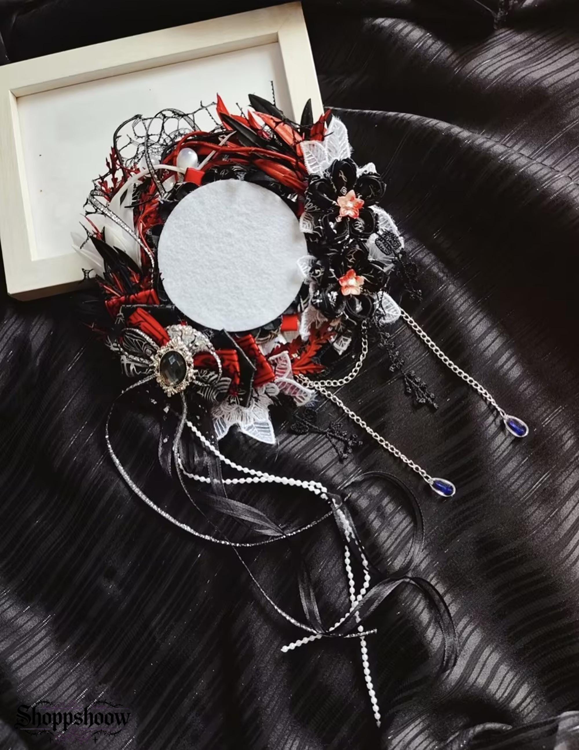 Love and Deep Space Sylus Rosette Badge Display: Handmade Gothic