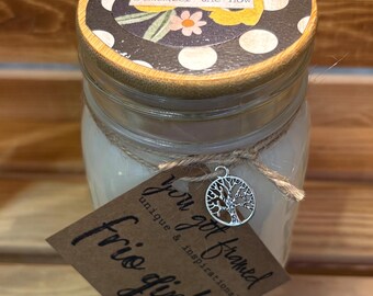 100% Soy Wax 12 Oz Mason Jar Candle Remember The Now Frio Girls Scent