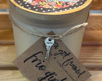 100% Soy Wax 12 Oz Candle Shine Frio Girls Scent