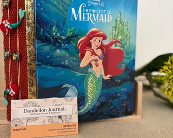The Little Mermaid - Altered Book - Journal Storybook