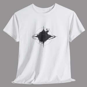 Electron Paths Unisex Tee, Abstract Physics Design, Futuristic Science Shirt, Elliptical Electron Paths