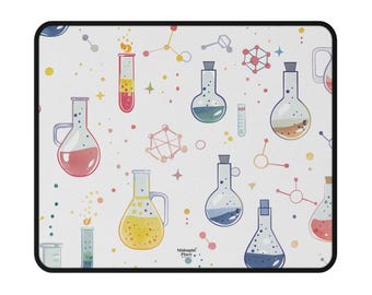 Chemistry Beaker Science Bureaumat Antislip gamingmuismat |